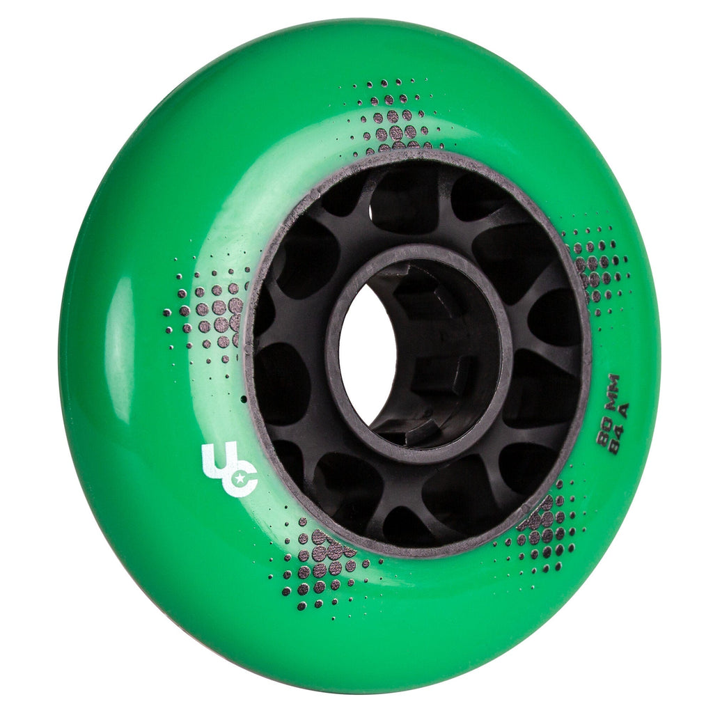 Undercover Team Pro Green 80mm/84A Wheels (Pack of 4)