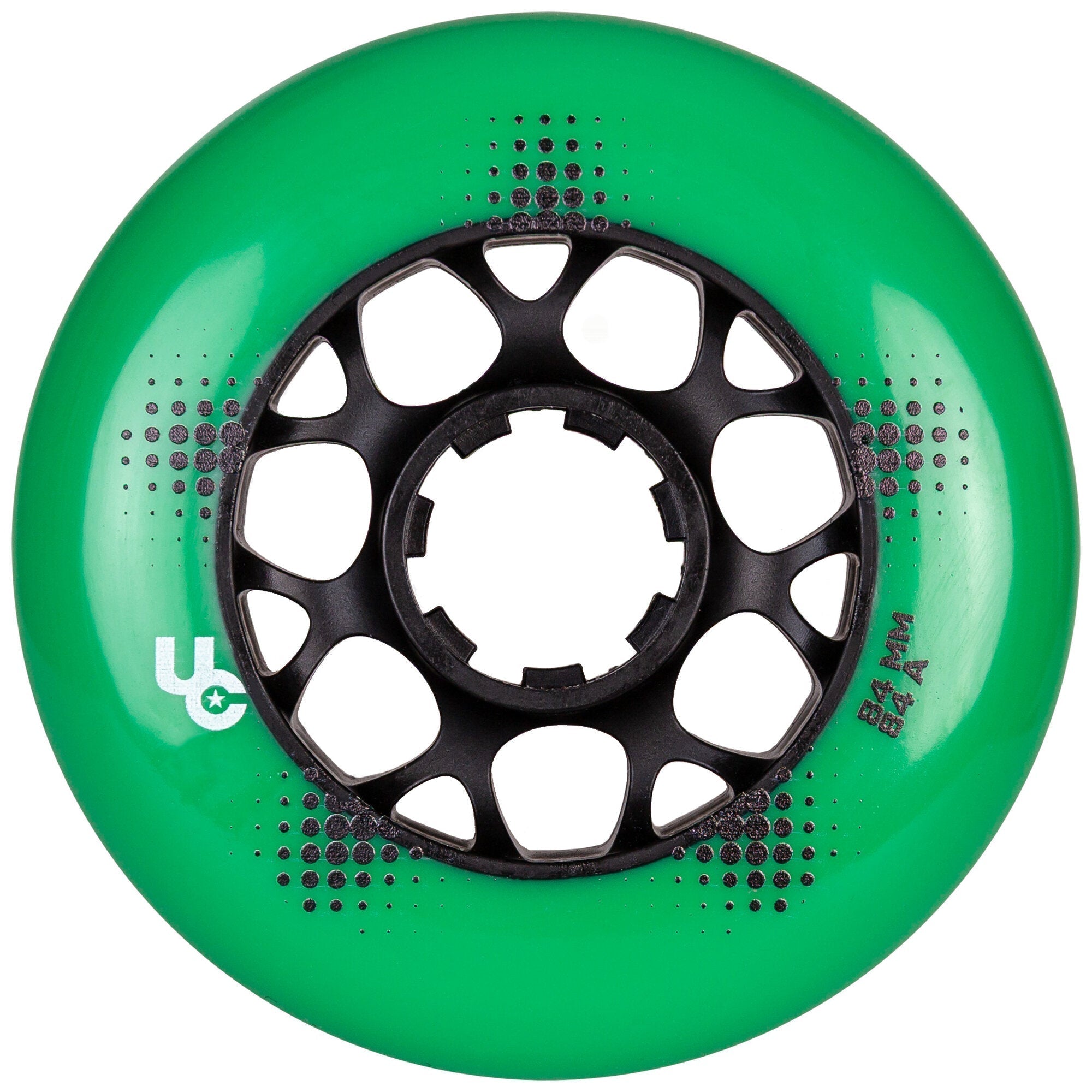 Undercover Team Pro Green 84mm/84A Wheels (Pack of 4)
