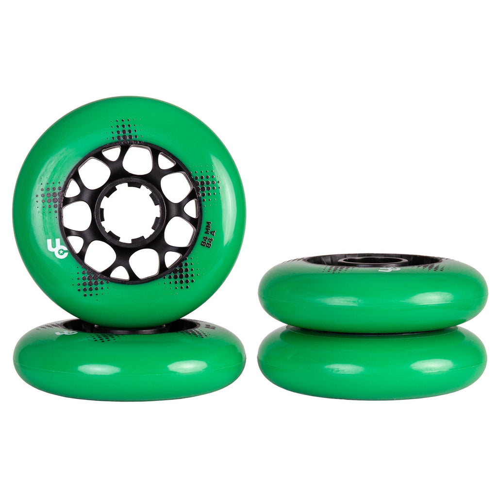 Undercover Team Pro Green 84mm/84A Wheels (Pack of 4)