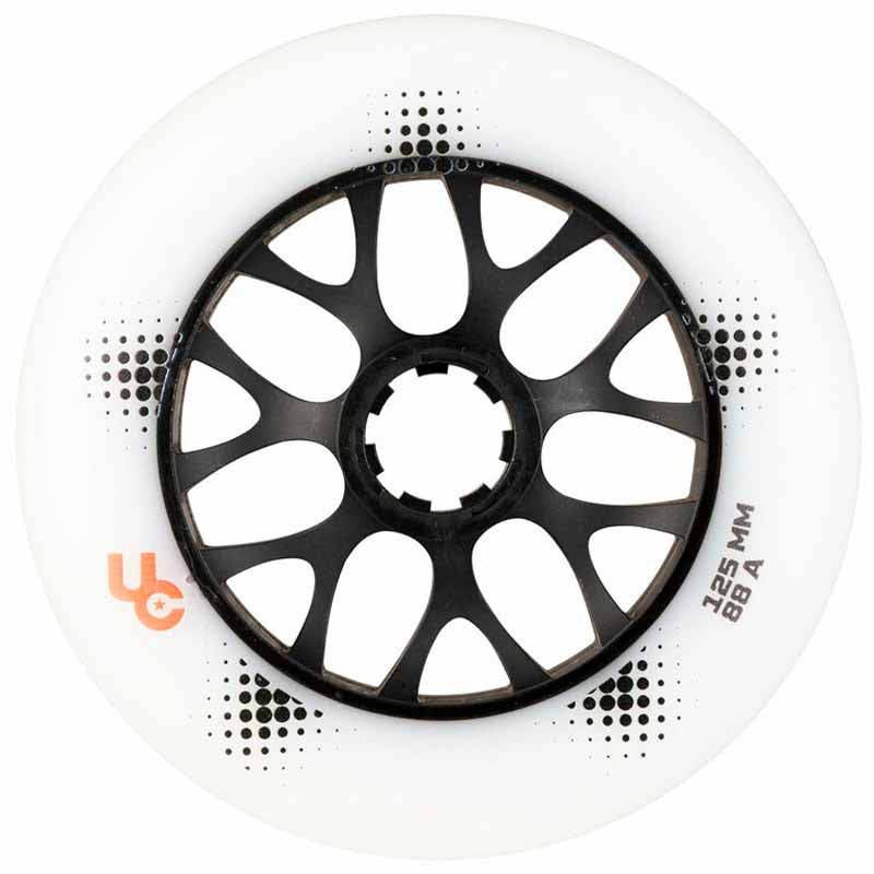 Undercover Team PRO White 125mm/88A Wheels (Pack of 3)