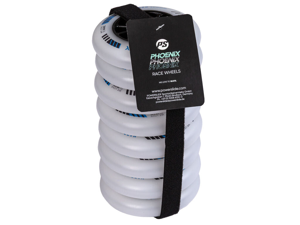 Powerslide Phoenix DD Hard 100mm/86A Wheels (Pack of 8)