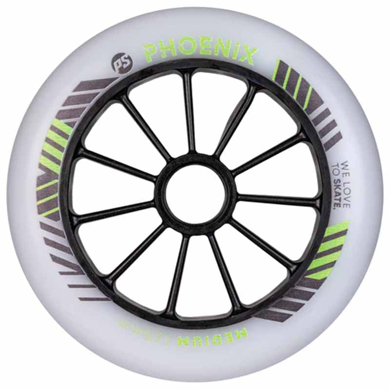 Powerslide Phoenix DD Medium 125mm/84A Wheels (Pack of 6)