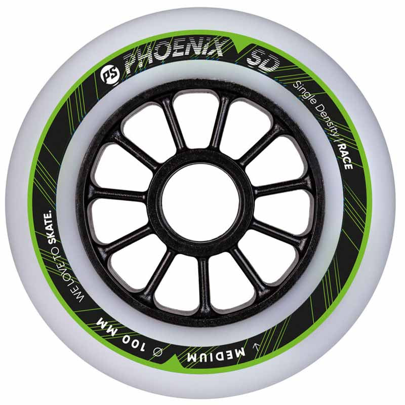 Powerslide Phoenix SD Medium 100mm/84A Wheels (Pack of 8)