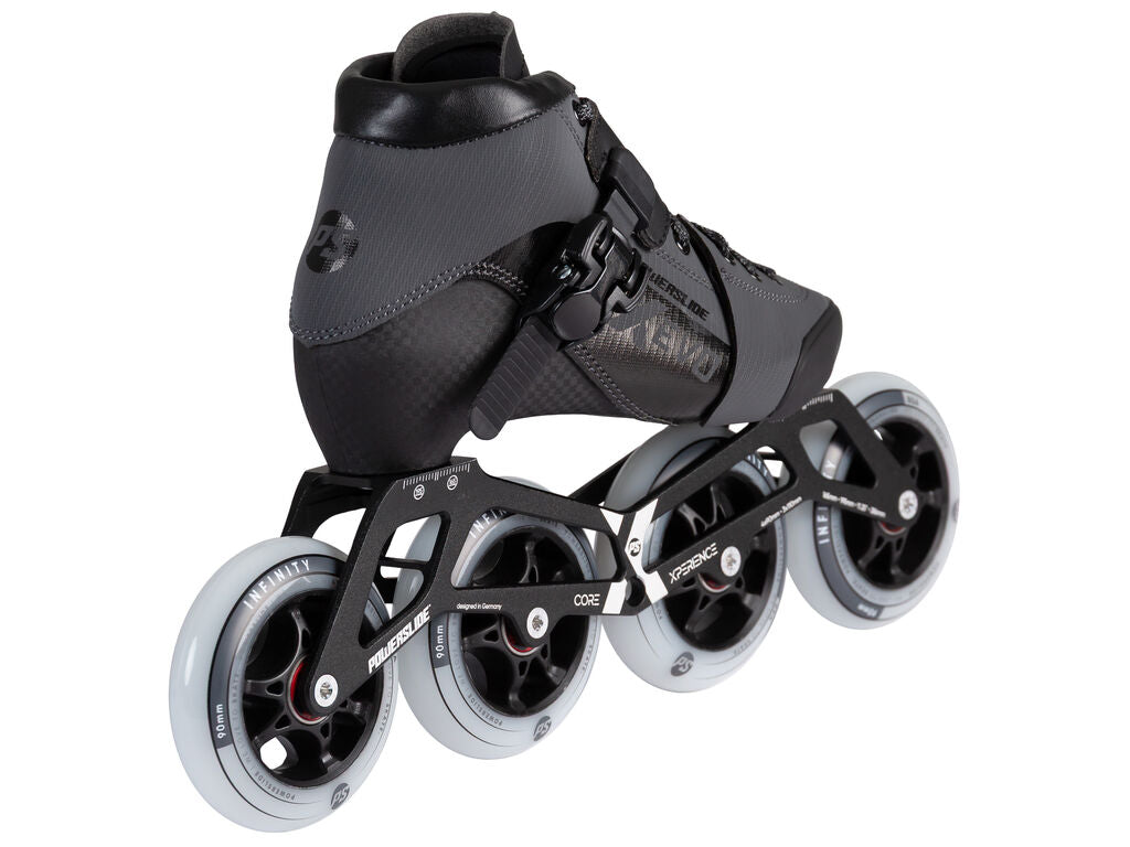 Powerslide Triple X Evo Dark Grey adj. Racing Kids Skates