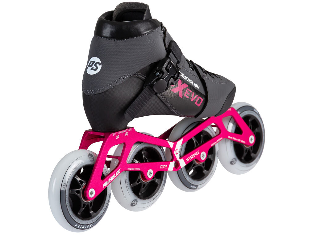 Powerslide Triple X Evo Hot Pink adj. Racing Kids Skates