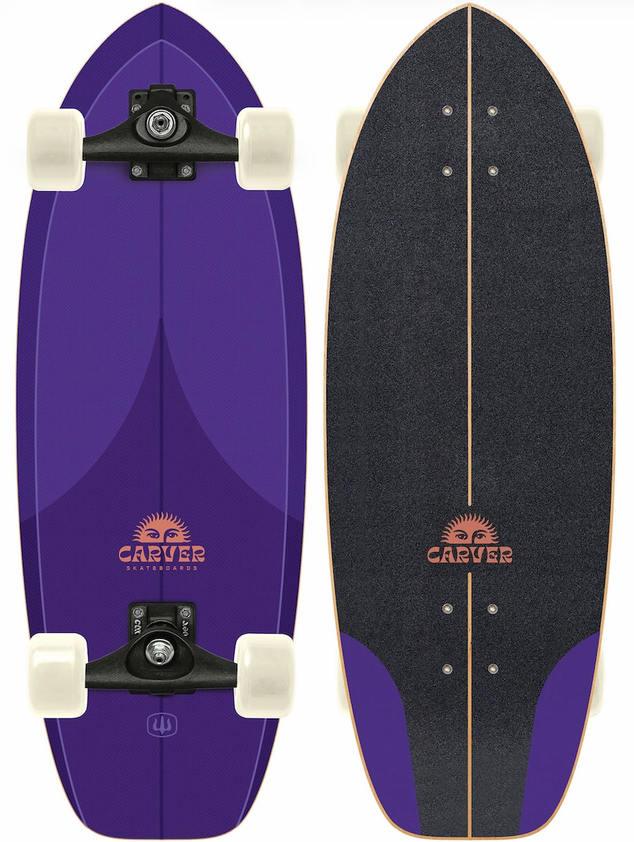 Carver Purple Haze Surfskate Complete C5 Raw (V5) - 28″