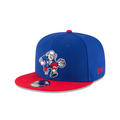 Philadelphia 76ers NBA New Era Men's Royal Blue/Red 9Fifty Two Tone Snapback