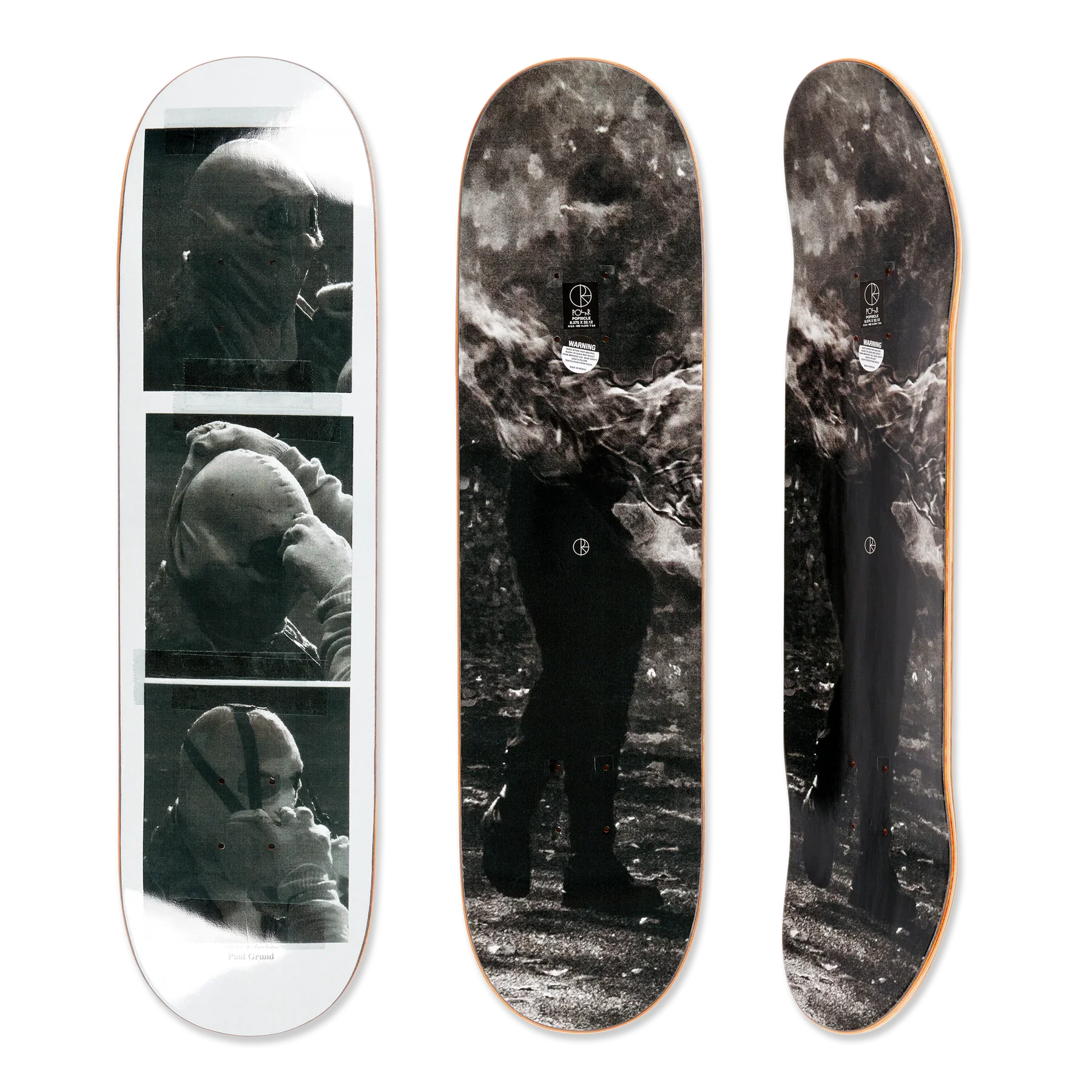 Polar Paul Grund Stuntman A Skateboard Deck - 9.0"