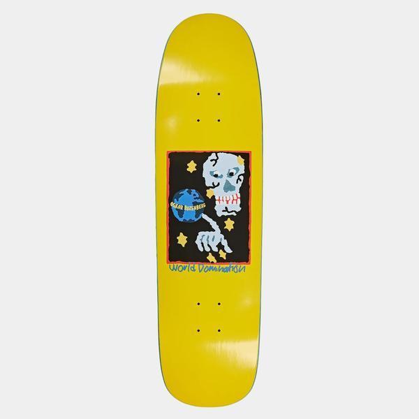 Polar Skate Co. Oskar Rozenberg World Domination Shaped Deck 8.625"