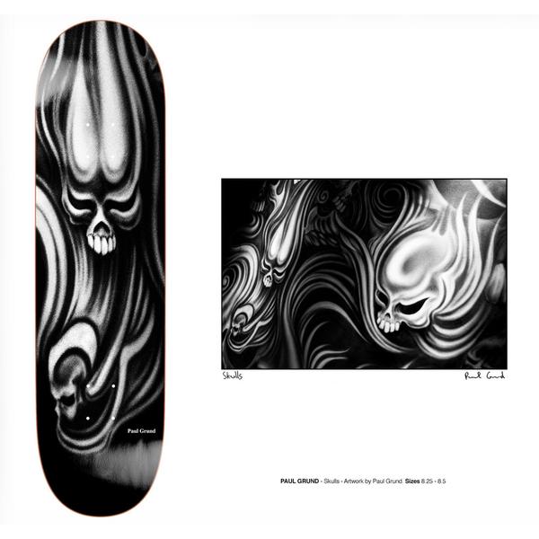 Polar Skate Co. Paul Grund Skulls Deck 8.5"