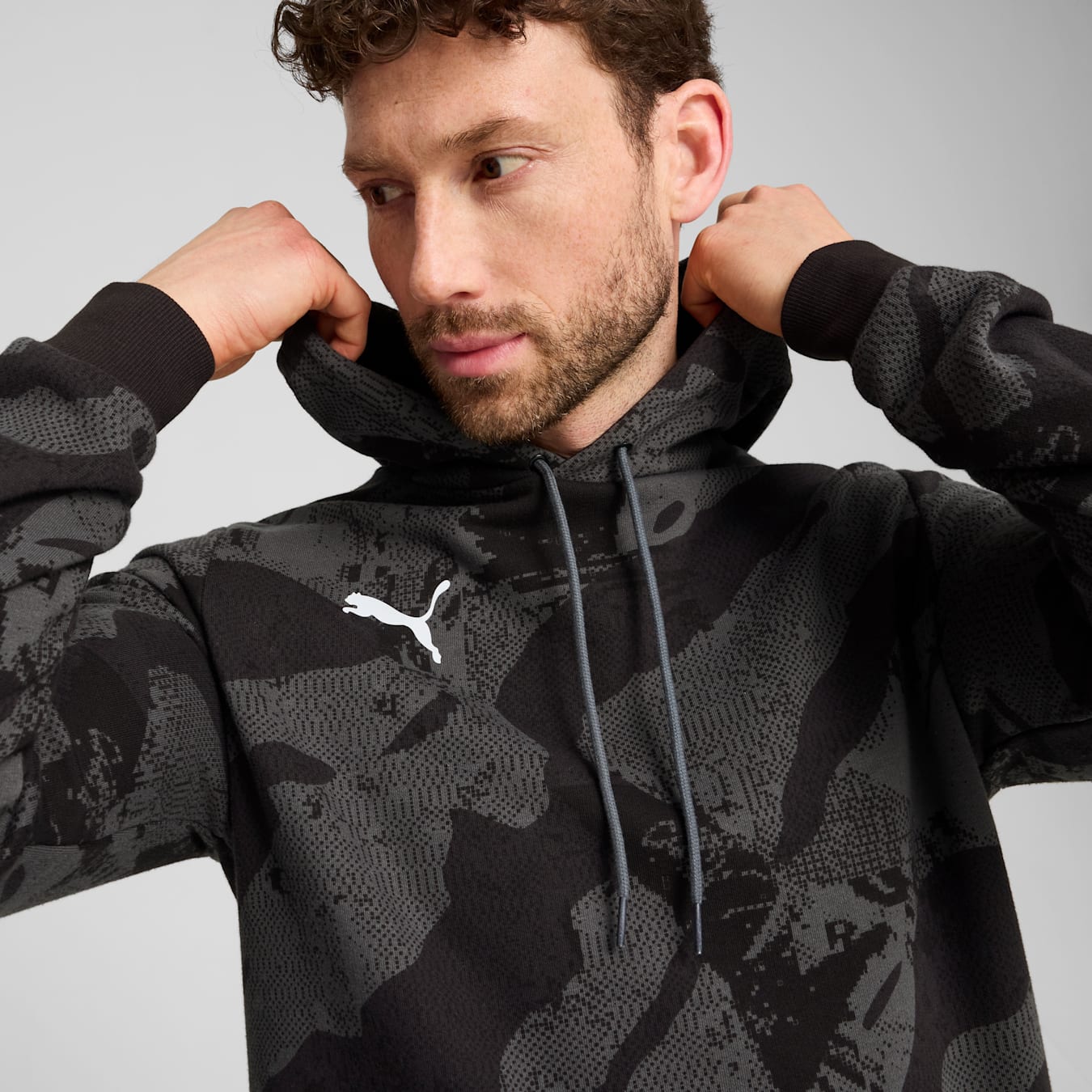 Puma Men's Individual Liga CAMO Hoody