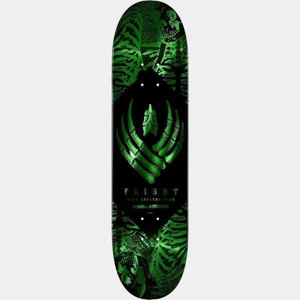 Powell Peralta Skeleton Green Foil Flight Deck 8.5"