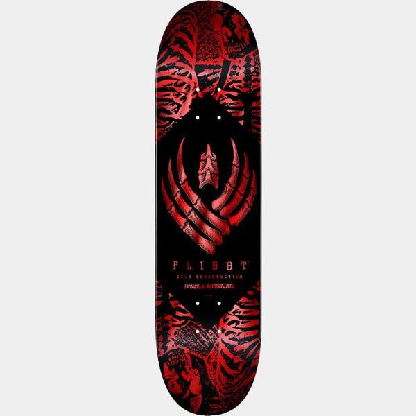 Powell Peralta Skeleton Red Foil Flight Deck 8.38"