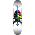 Powell Peralta Skull & Sword Deck 9.0" Lime Fade - White