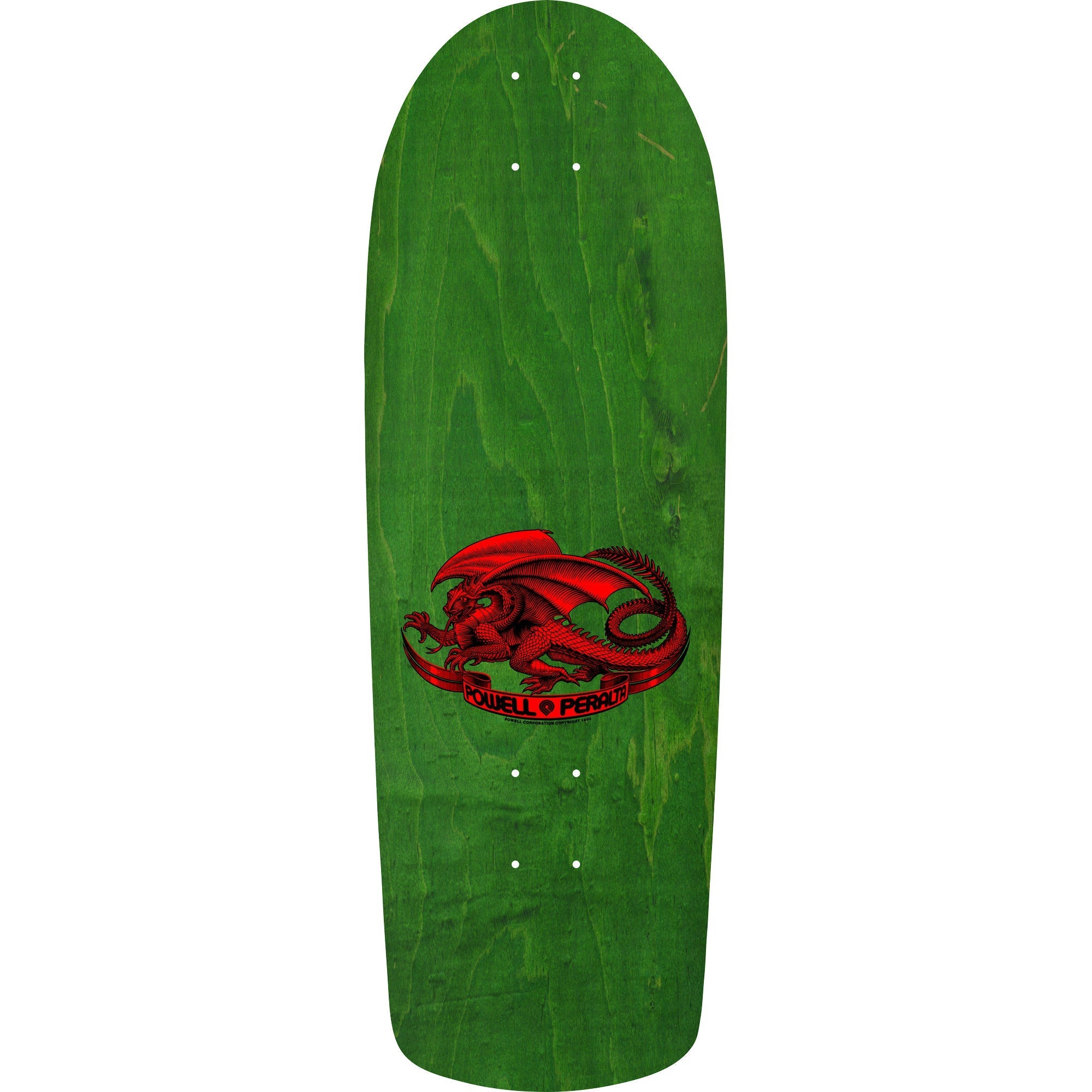Powell Peralta Skateboard Deck McGill Skull and Snake Green/Gold Foil Old School Reissue
