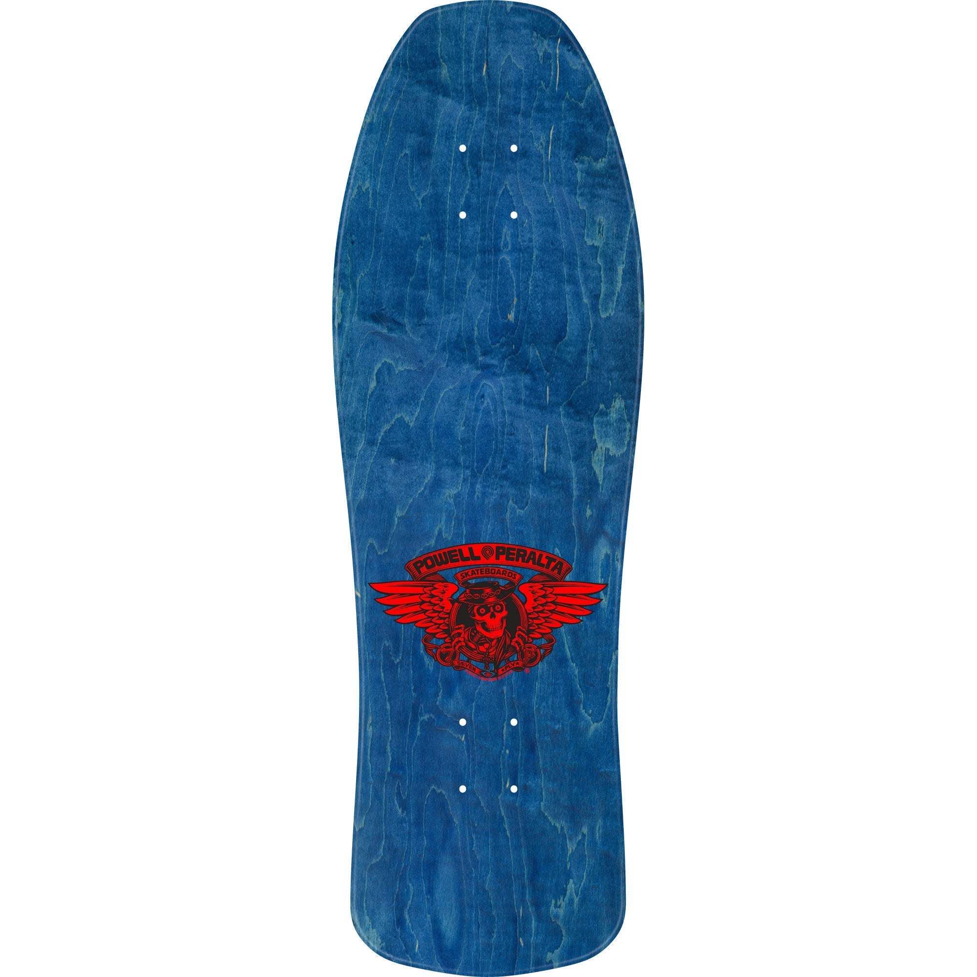 Powell Peralta Skateboard Deck Ray Underhill Cross Navy/Gold Foil Old School Reissue