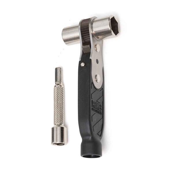 Prime8 Premium Triple Ratchet Lite Skateboard Tool Black - Silver
