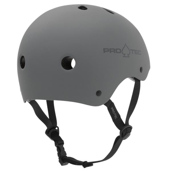 Protec Classic Skateboard Helmet CPSC Matte Gray