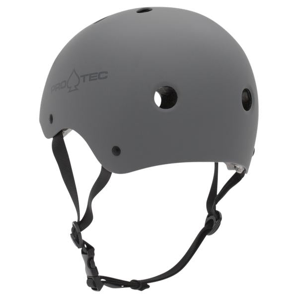 Protec Classic Skateboard Helmet CPSC Matte Gray