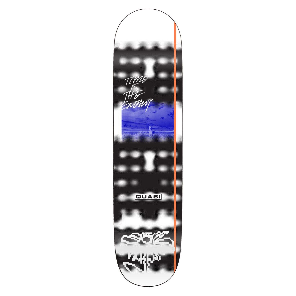 Quasi Skateboard Deck Gilbert Crockett Time Is 8.5" x 32.25"
