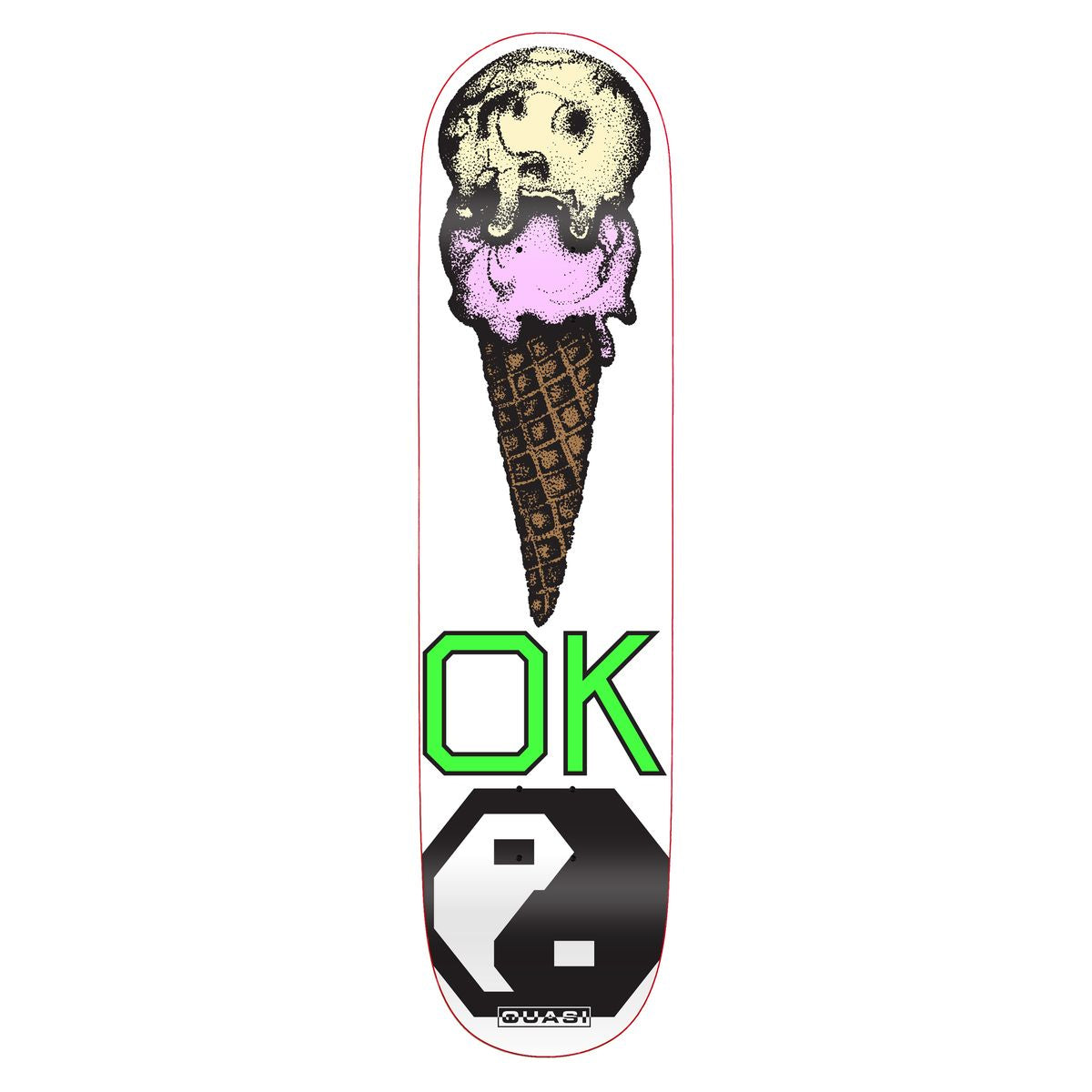 Quasi Skateboard Deck Okay 8.625" x 32.375"