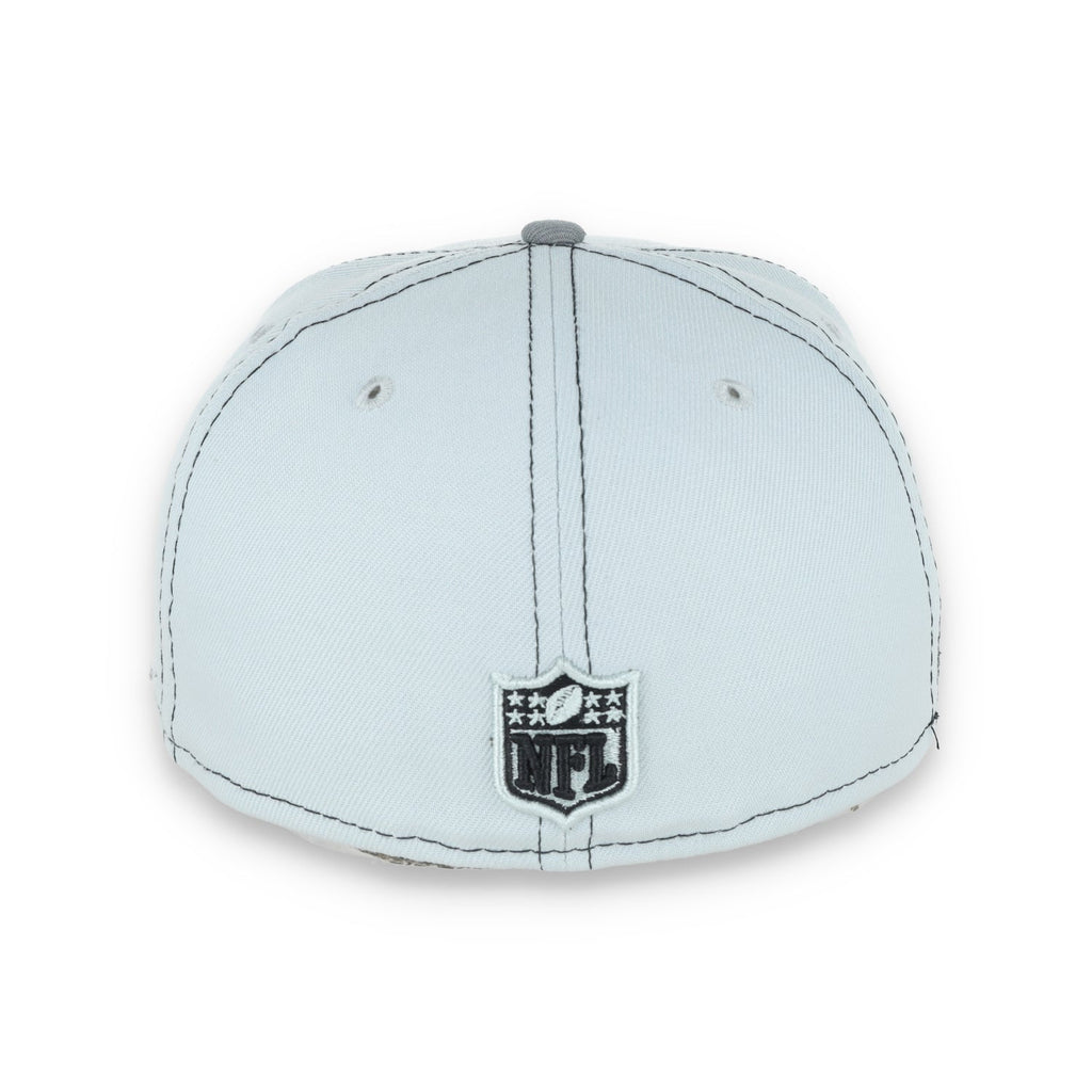 New Era Las Vegas Raiders Gray Pop 59Fifty Fitted Hat