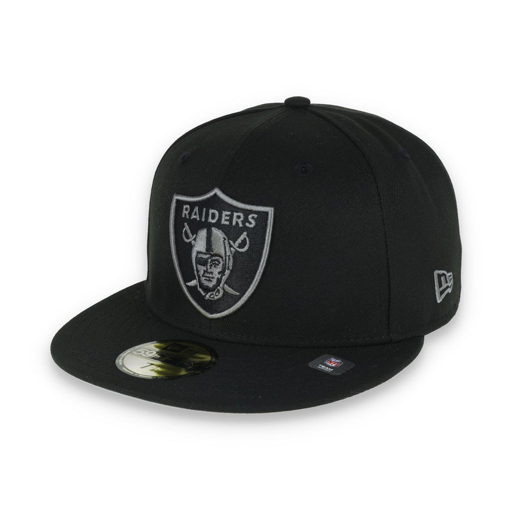 Las Vegas Raiders Shield 2000 Hawaii Pro Bowl Side Patch New Era 59Fifty Fitted-Black/Grey