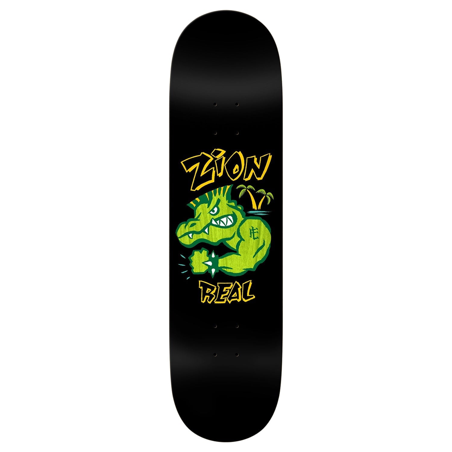 Real Skateboard Deck Zion Bad Gator Heavyweights 8.5" x 31.85"