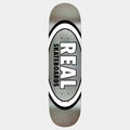 Real Skateboards Easy Rider Oval Deck 8.25" Silver Glitter