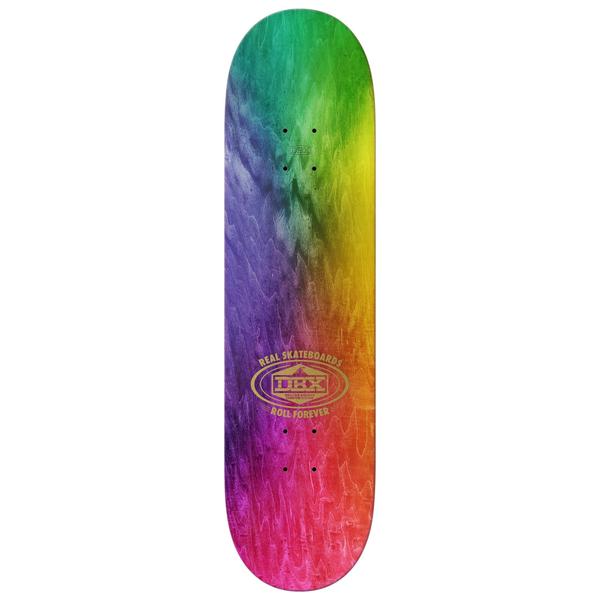 Real Skateboards Ishod Wair Cat Scratch Twin Tail Slick DBX Basalt Deck 8.25" Tie Dye