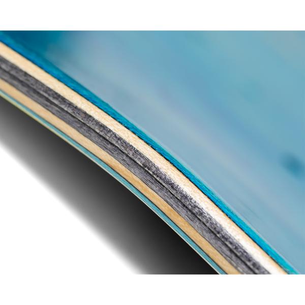 Real Skateboards Oval DBX Basalt Deck 8.5" Blue Foil