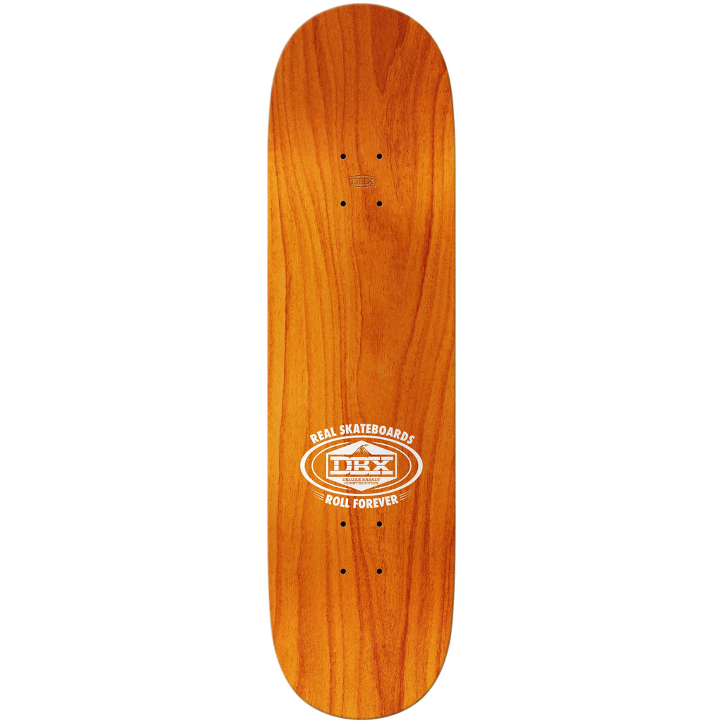Real Skateboard Deck DBX Oval Full Green 8.5" x 32.62"