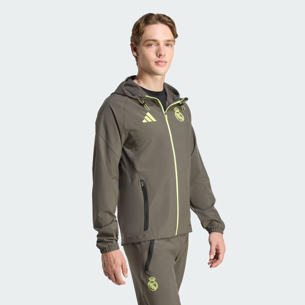 Real Madrid Tiro 25 Competition Vis Tech Travel Jacket