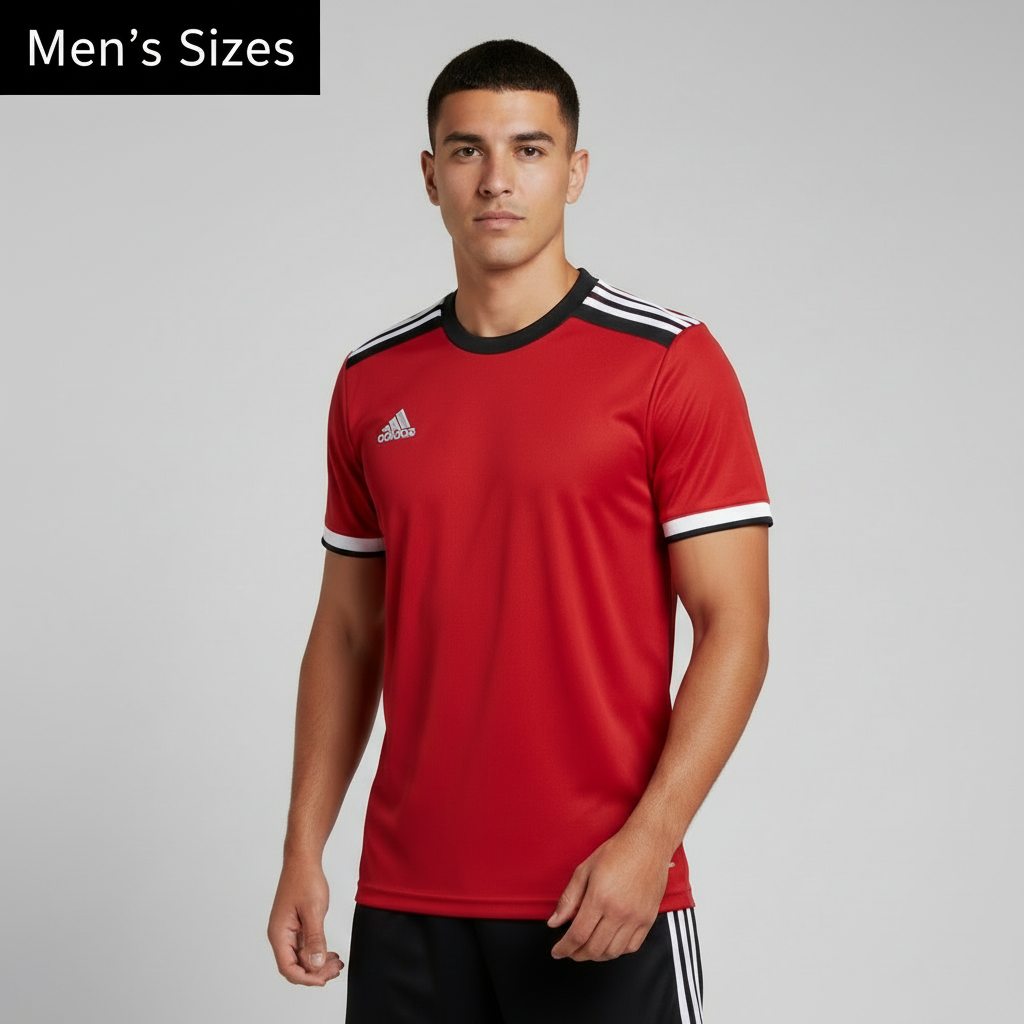 adidas Competition Soccer Jersey Red (Youth, Men's, Women's)