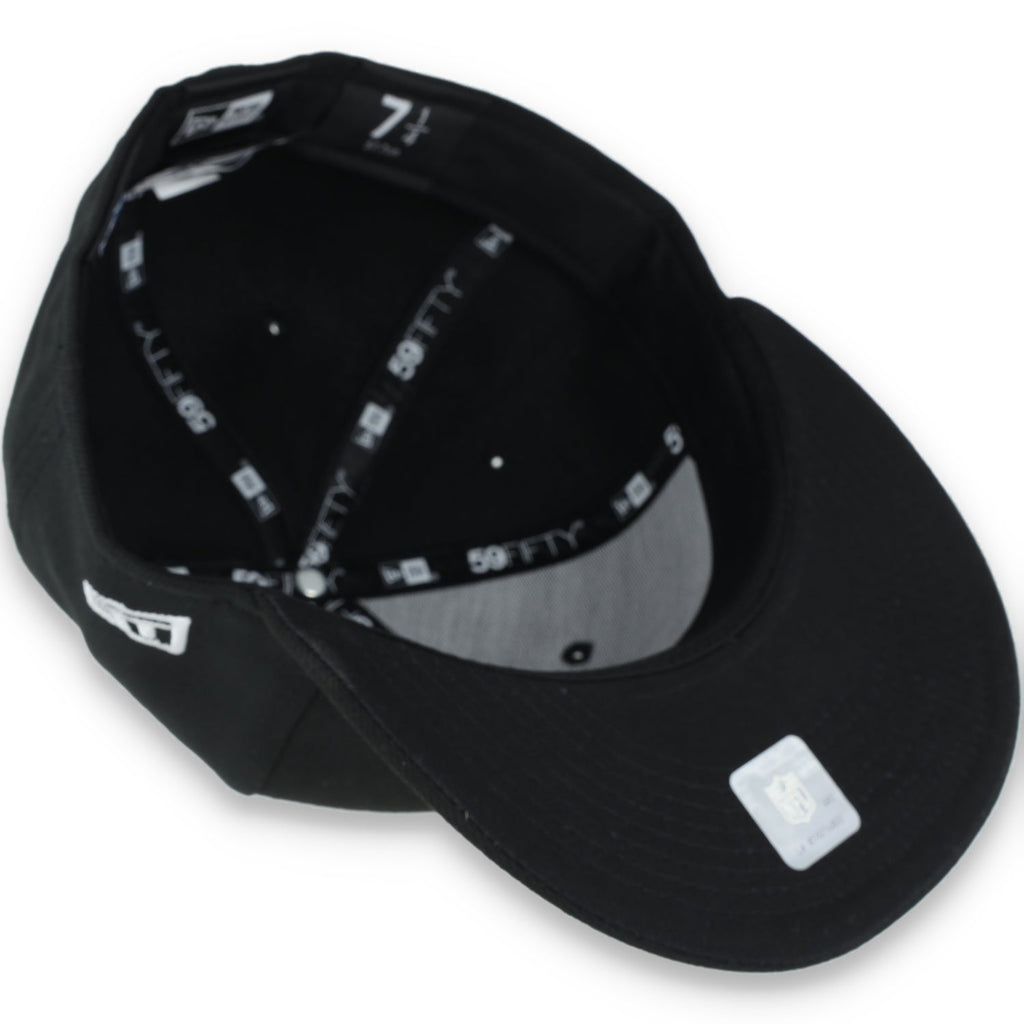 NEW ERA SAN FRANCISCO 49ERS GOTHIC SCRIPT 59FIFTY FITTED-BLACK/WHITE