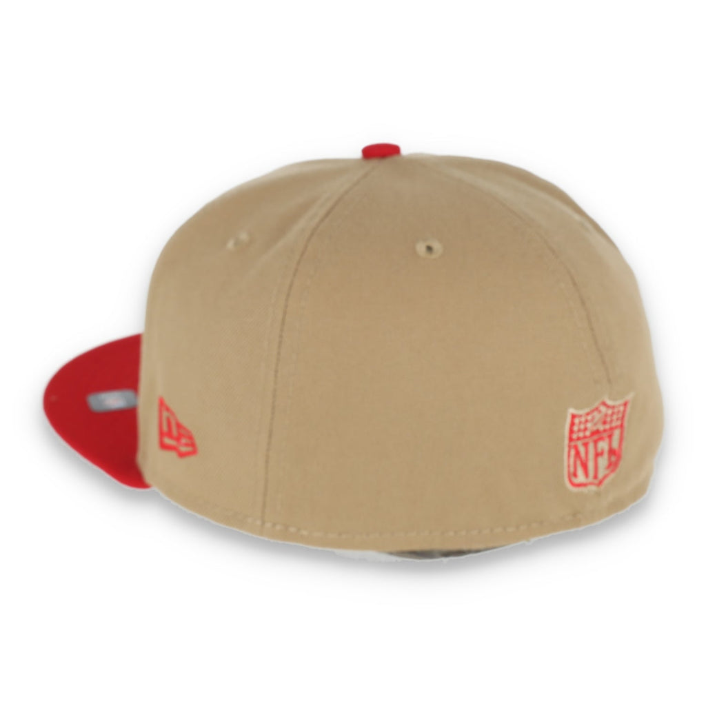 NEW ERA SAN FRANCISCO 49ERS SUPERBOWL XXIX SIDE PATCH 59FIFTY FITTED HAT-KHAKI