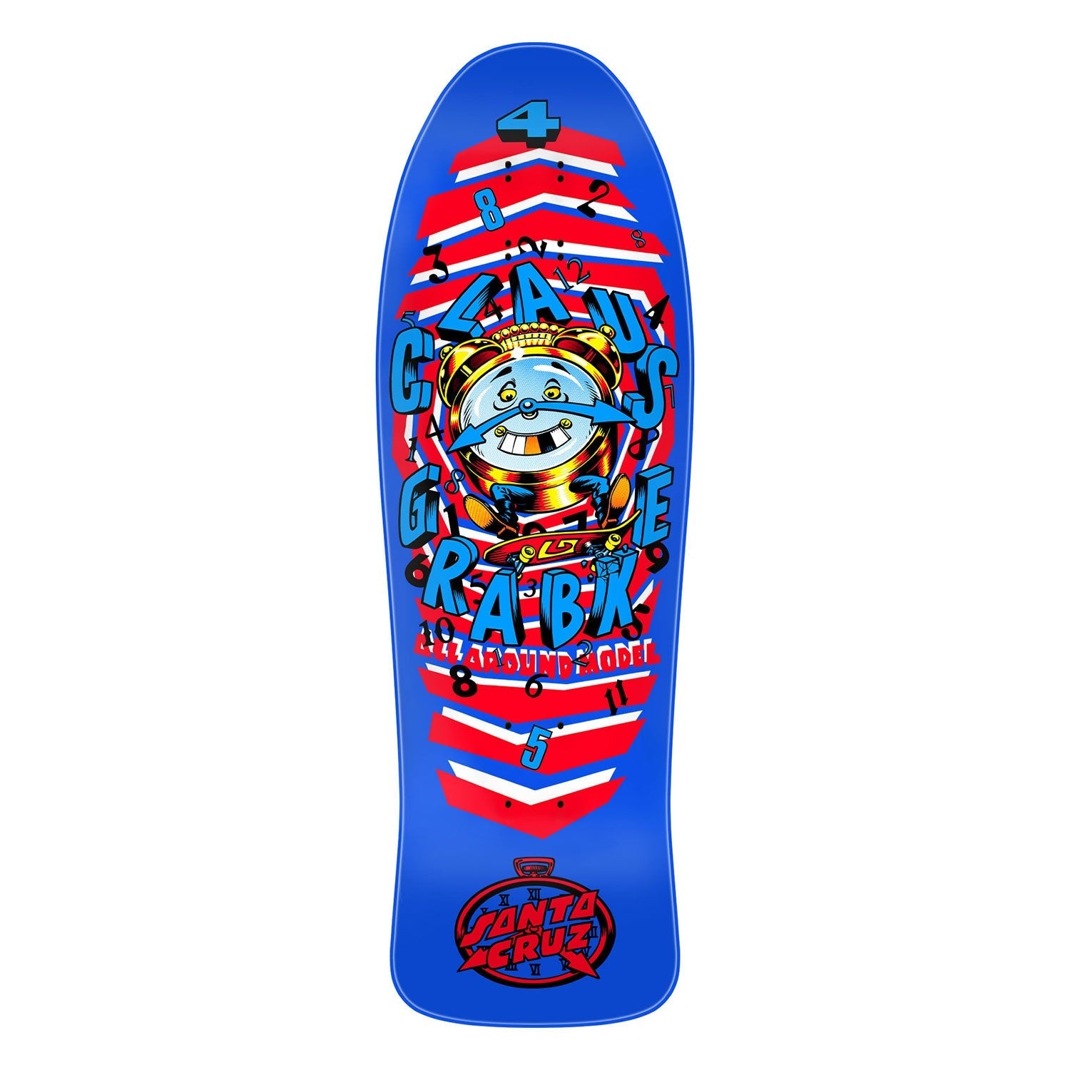 Santa Cruz Skateboard Deck Grabke All Around Re-Issue 9.89" x 30.94"