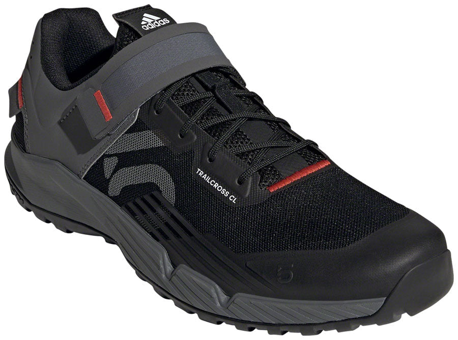 Five Ten Trailcross Mountain Clipless Shoes - Men's Core BLK/Gray Three/Red 7.5