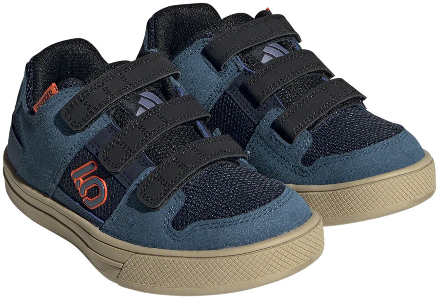 Five Ten Freerider Kid's VCS Flat Shoes - Youth, Legend Ink/Wonder Steel/Impact Orange