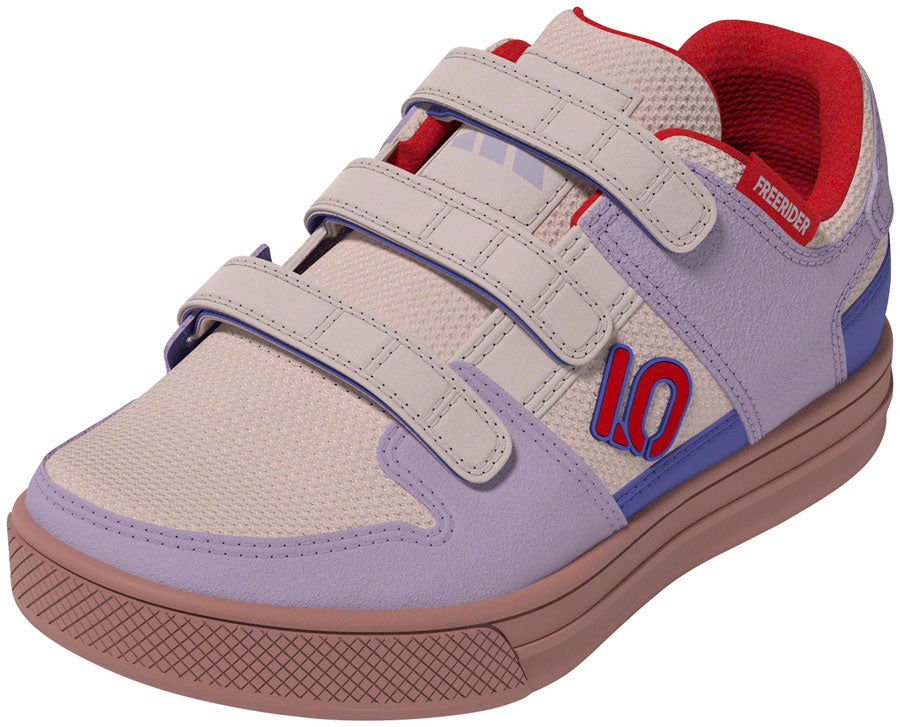 Five Ten Freerider Kid's VCS Flat Shoes - Putty Mauve/Pure Ruby/Semi Cobalt Blue