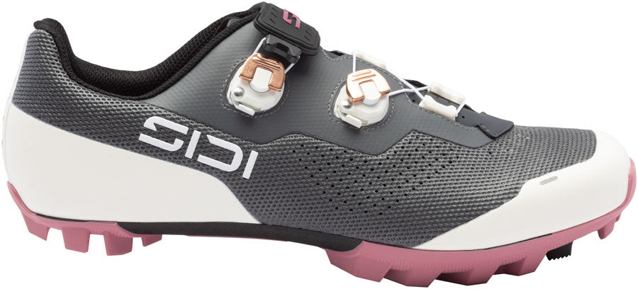 SIDI Dominator X XC Clipless Shoes - Women's Anthracite Ice White 38.5