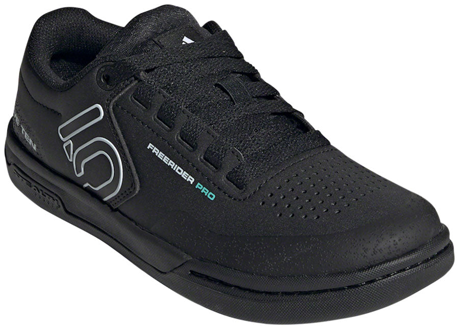 Five Ten Freerider Pro Flat Shoes - Women's, Core Black/Crystal White/Acid Mint