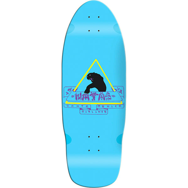 SMA Skateboard Deck Natas Kaupus Black Panther 1st Edition Reissue Blue 10" x 29"