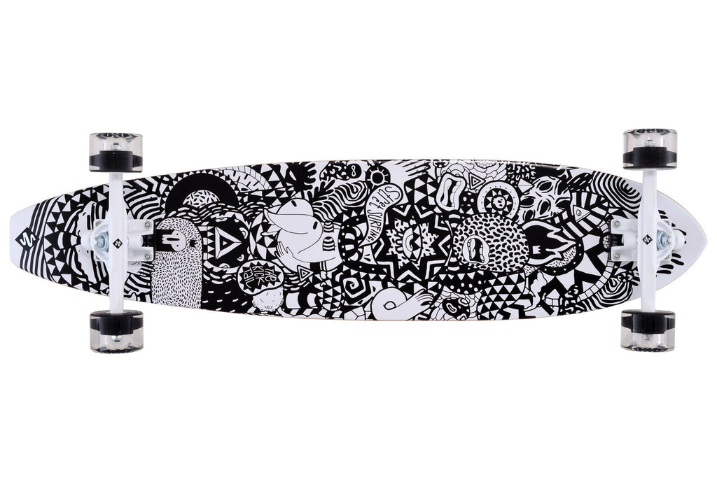 Street Surfing Longboard Rumble Jungle Kicktail 8.5" x 36"