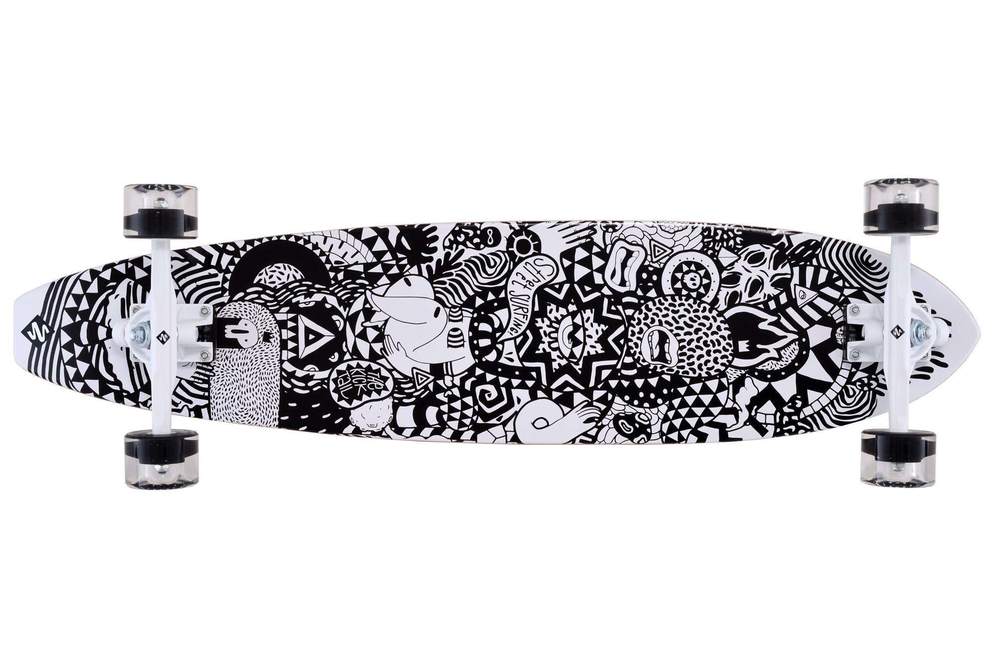 Street Surfing Longboard Rumble Jungle Kicktail 8.5" x 36"
