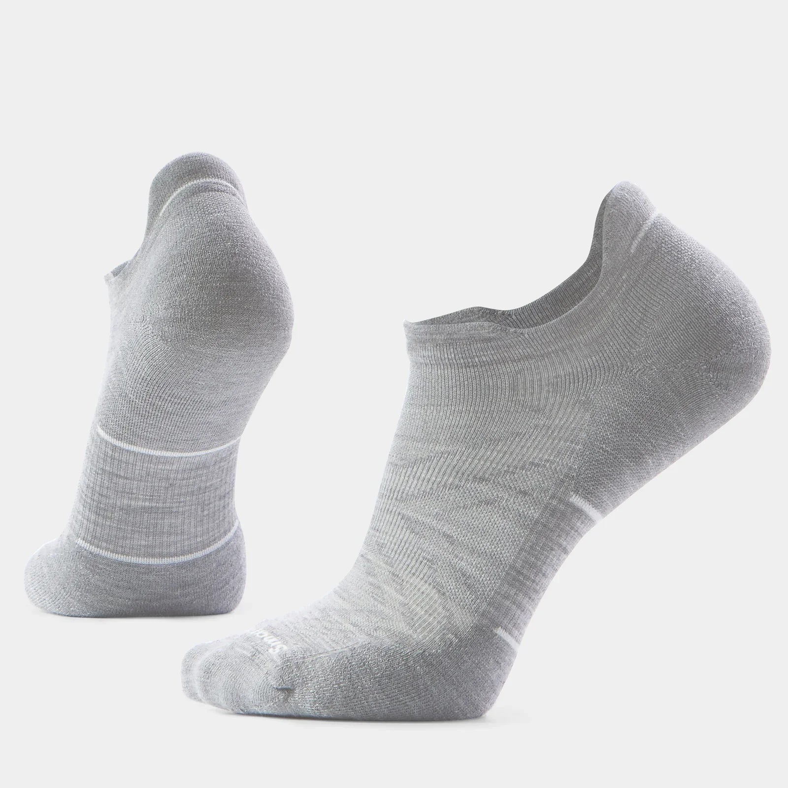 Smartwool - Run Targeted Cushion Low Ankle Socks - Men's - Light Gray