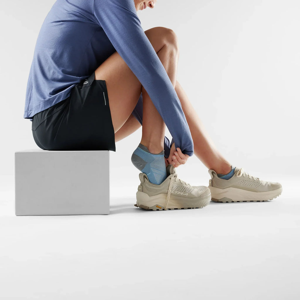 Smartwool - Run Zero Cushion Low Ankle - Women's - Serene Blue
