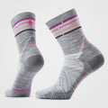 Smartwool - Women's Run Zero Cushion Mid Crew Socks - Light Gray