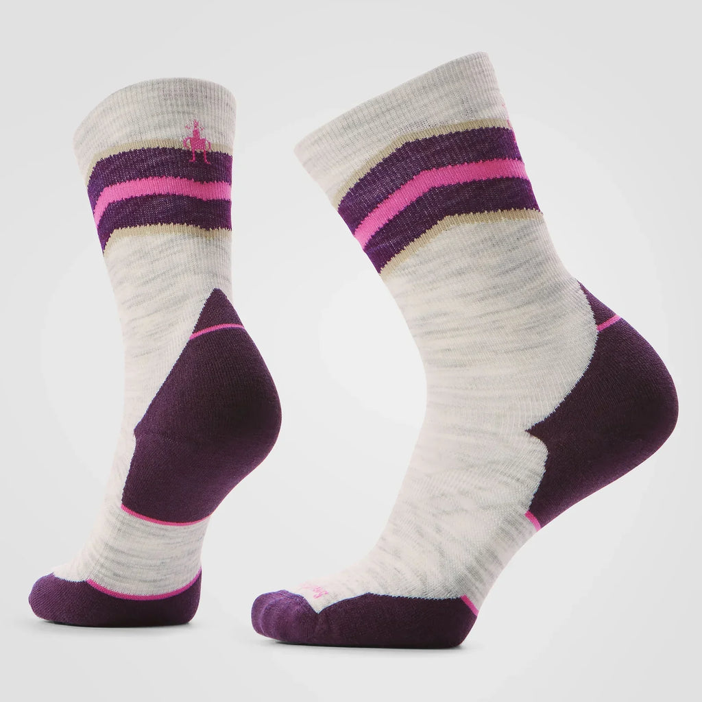 Smartwool - Women's Run Targeted Cushion Mid Crew Socks - Ash