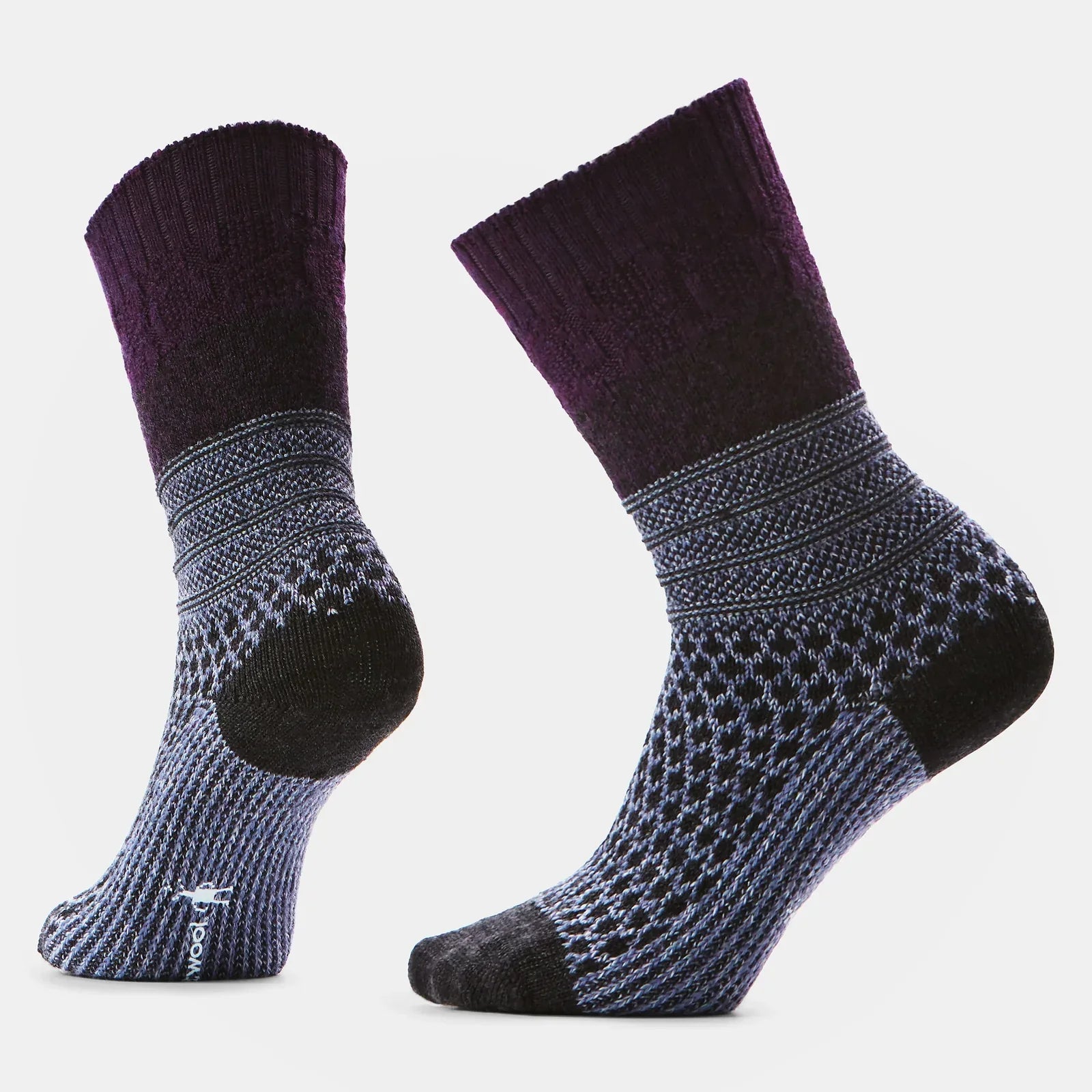 Smartwool - Everyday Cable Crew Socks - Women's - Chalk Violet